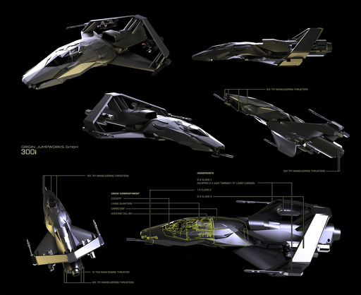 Star Citizen - Star Citizen / Squadron 42. The Vault. Техника. Origin 300i